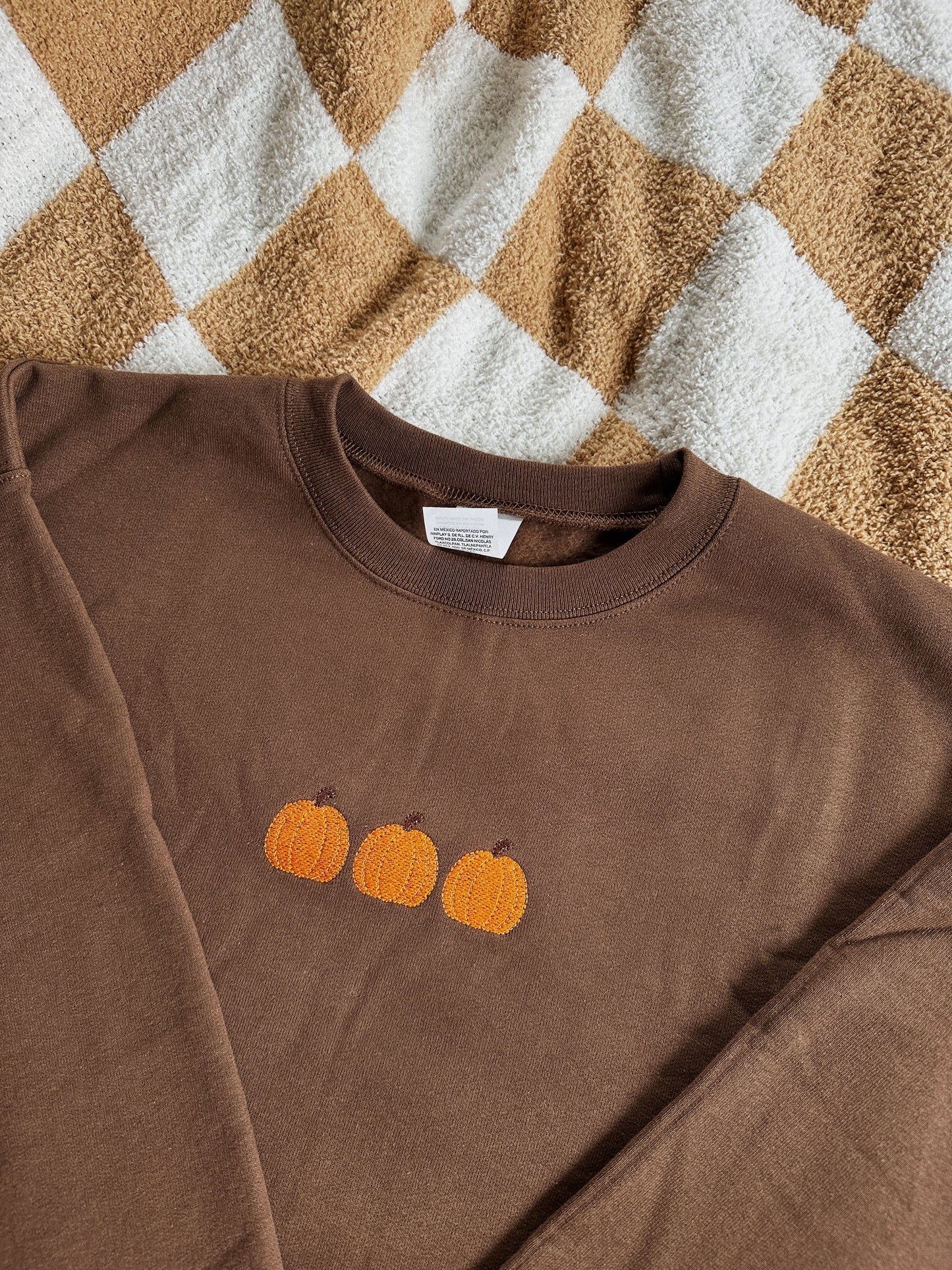 Little Pumpkins Embroidered Sweatshirt