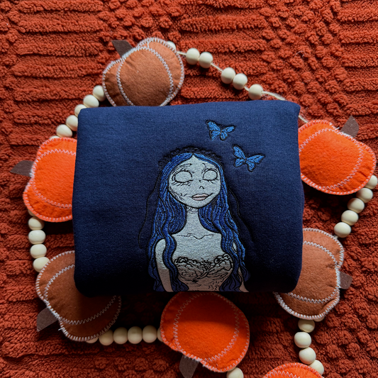 Corpse Bride Embroidered Sweatshirt