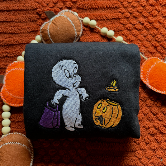 Casper Embroidered Sweatshirt