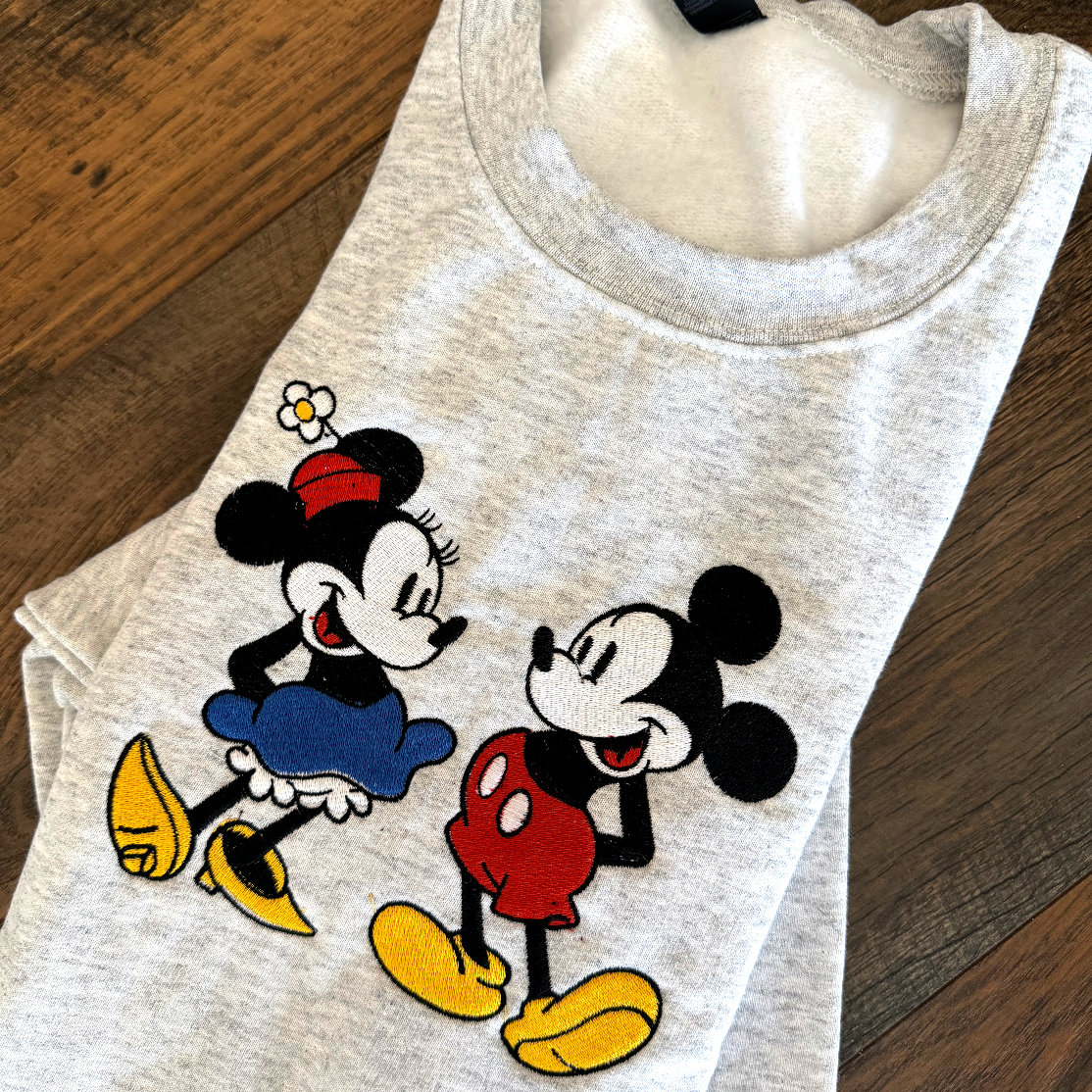 M&M Cartoon Embroidered Sweatshirt