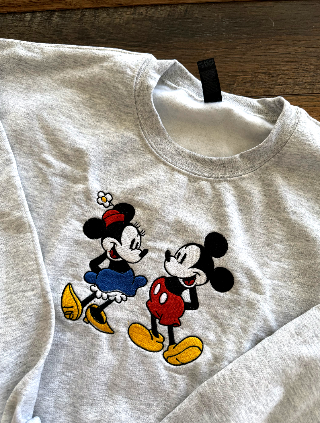 M&M Cartoon Embroidered Sweatshirt