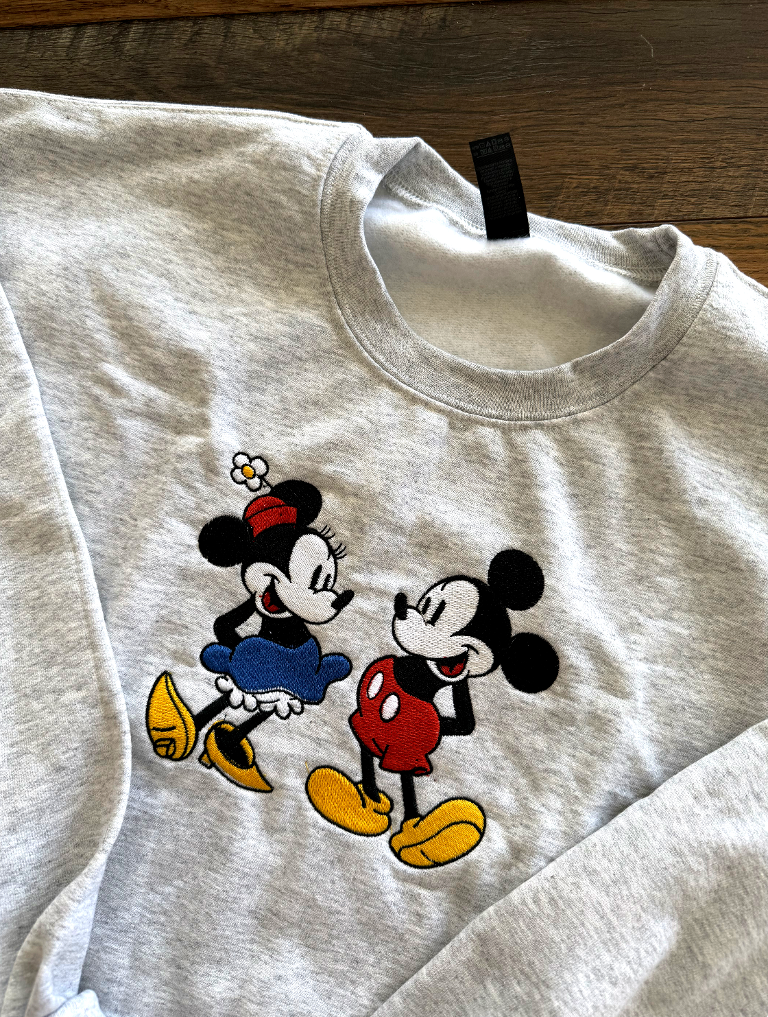 M&M Cartoon Embroidered Sweatshirt