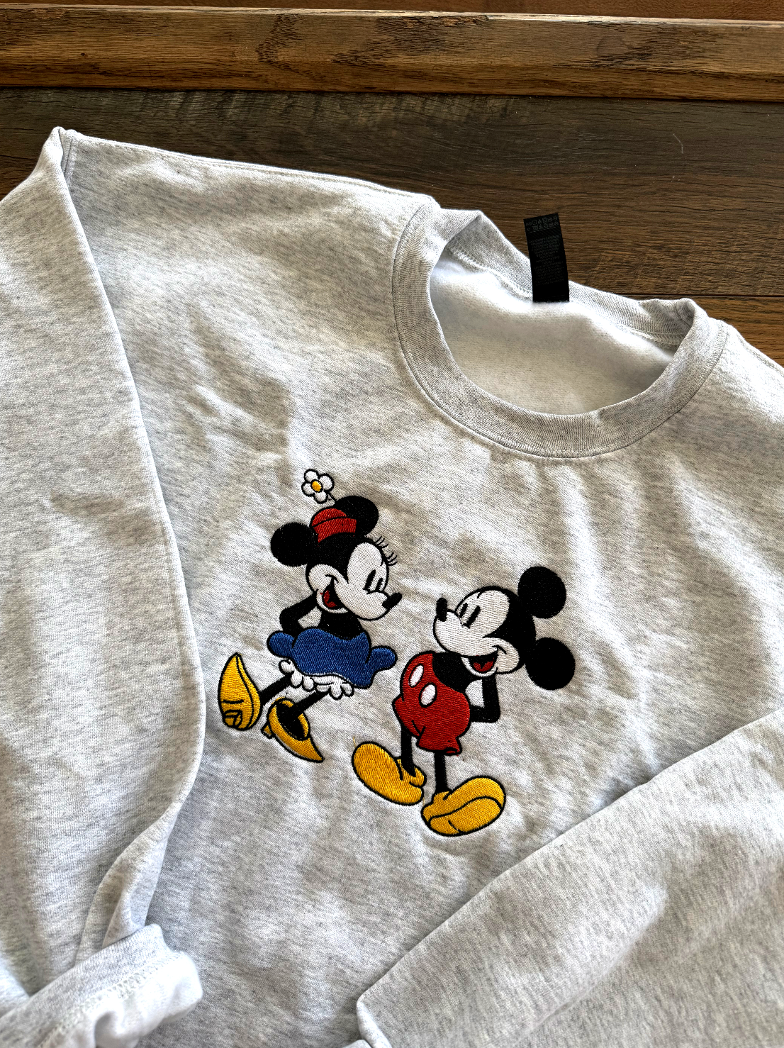 M&M Cartoon Embroidered Sweatshirt