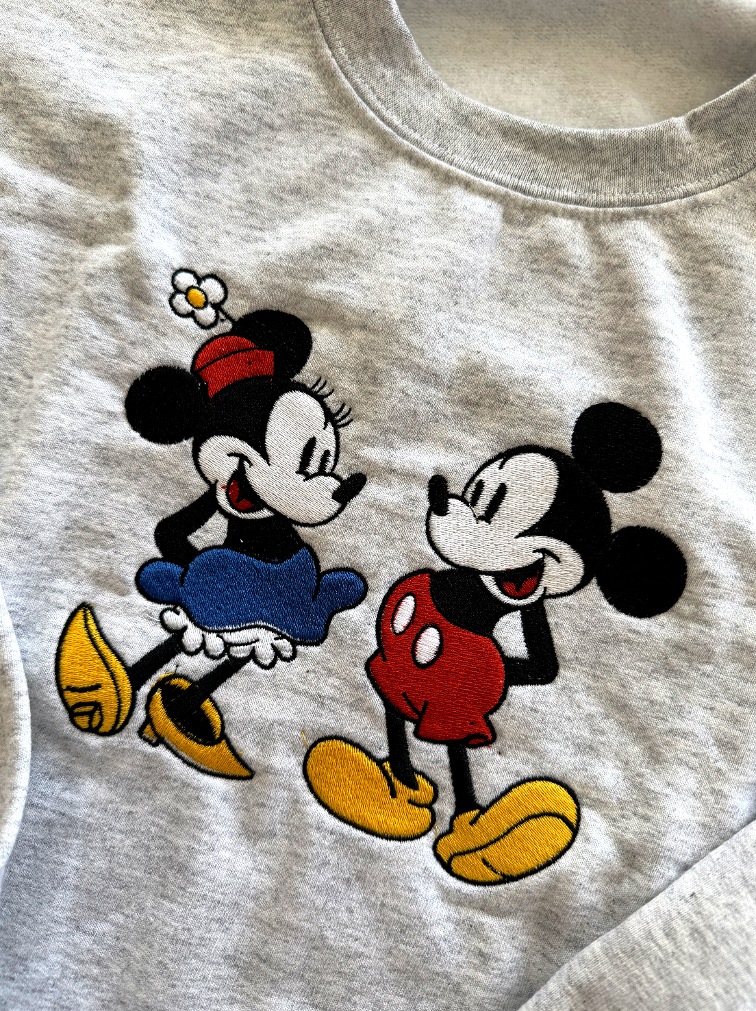 M&M Cartoon Embroidered Sweatshirt