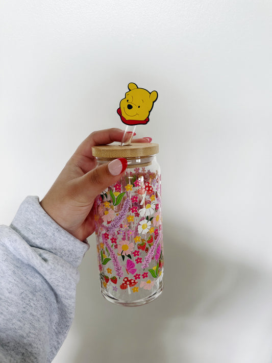 Pooh Straw Topper