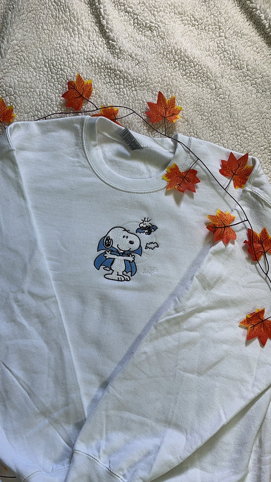 Vampire Snoopy - Embroidered Sweatshirt