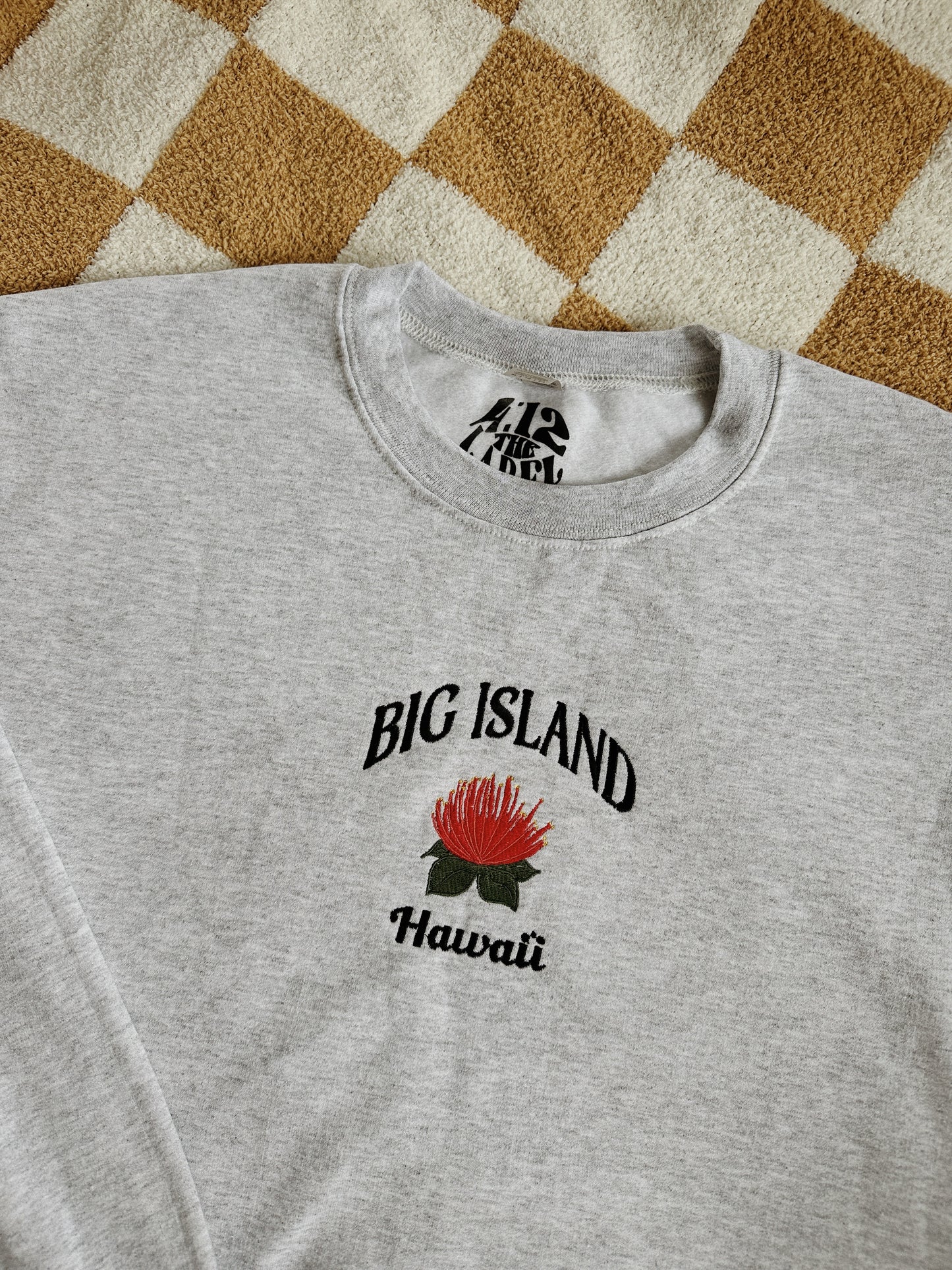 Big Island, Hawai'i - Embroidered Sweatshirt