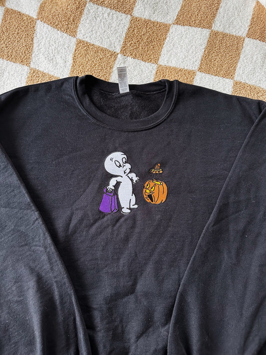 Casper the Ghost - Embroidered Sweatshirt