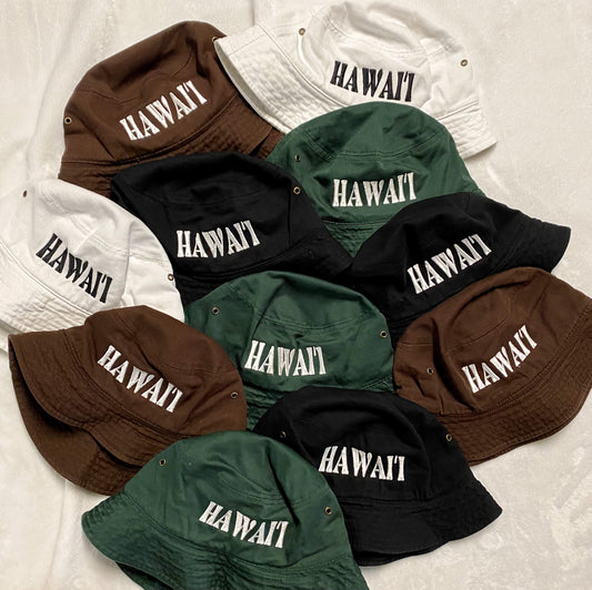 Hawai'i Embroidered Bucket Hat